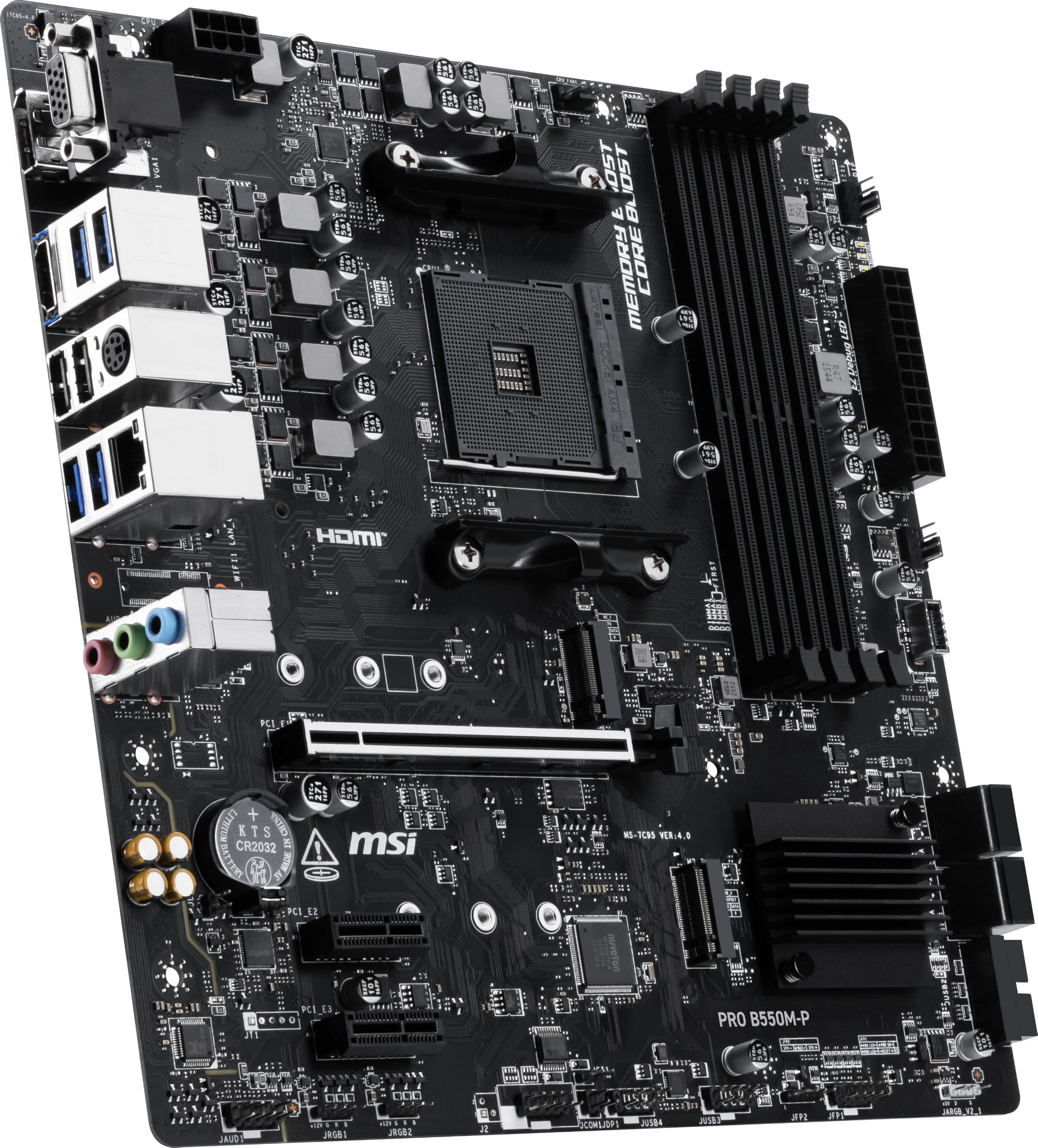 Amazon.com: MSI PRO B550M-P Motherboard, mATX - Supports AMD Ryzen